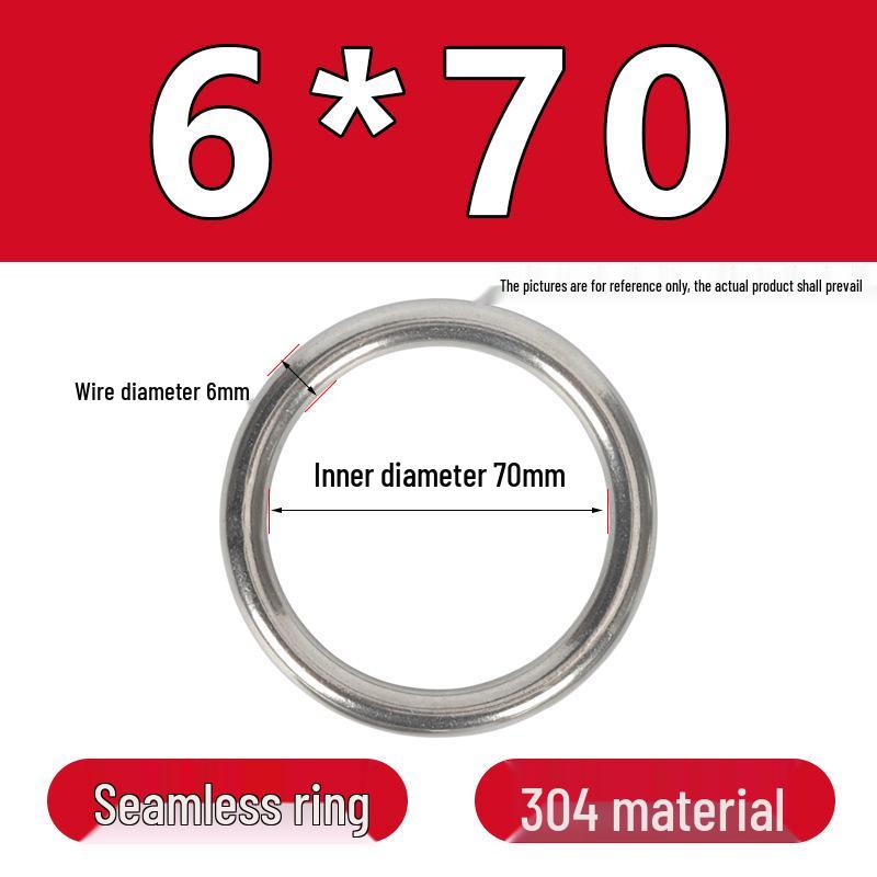 Stainless Steel Seamless O-Ring: Corrosion-Resistant Accessory for Handbags and Pet Gear