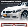 X Autohaux 1Pair Front Bumper Reflector Side Marker 63147295541 63147295542 for BMW F30 F31 LCI 3 Series 320i M Sport 2016-2018