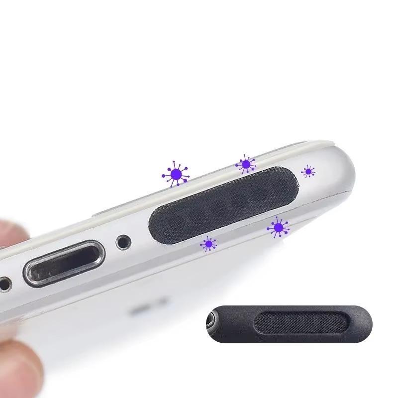 40/1PCS Charging Port Protector Film Sticker For IPhone 16 15 Pro Max 15Plus Samsung Universal Phone Speaker Dust Mesh Sticker