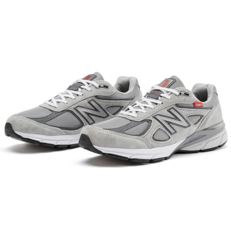 New Balance 990v4 Made In Usa 'Red Label   Grey' Sneakers M990VS4