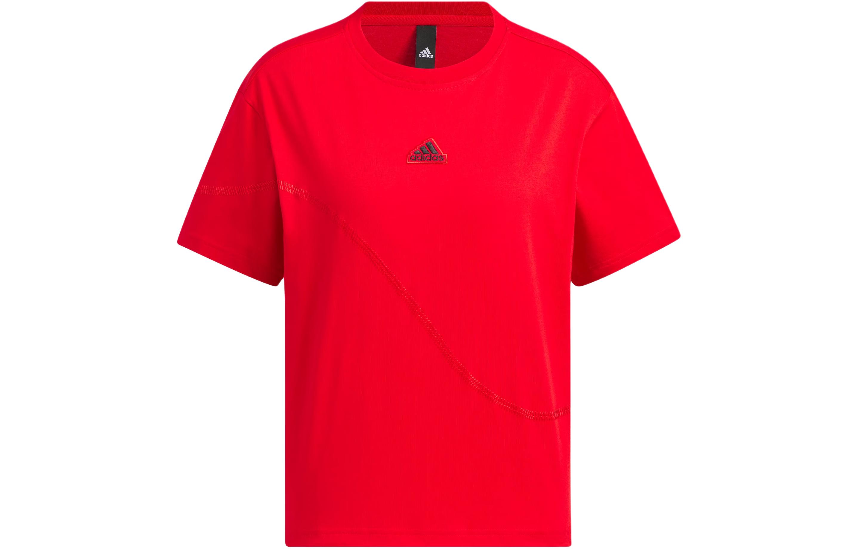 

Adidas FW23 Drop Shoulder Sleeve T Shirt Women s Light Scarlet IZ3139 XL