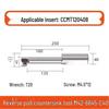 Eccentric Chamfering & Back Boring Countersink CNC Milling Cutter