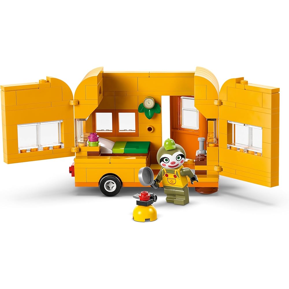 LEGO Animal Crossing Redd's Gardening Shop Toy Set Building Blocks for Kids Age 7-9