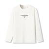 Heritage Simple Fashion Versatile Sports Casual Comfortable Knit Pullover Long Sleeve T-Shirt Men Tops F11M548216F-WT