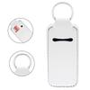 20Pcs Lip Balm Keychain Sublimation Lipstick Holder Blanks Includes 20 Leather Tassels 20 Keychain for Women Backpacks