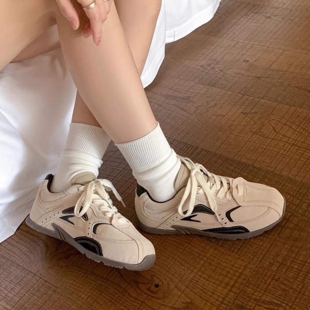 Retro German training shoes flat casual shoes children's models 2025 autumn and winter new popular fashion versatile sports Forrest Gump shoes