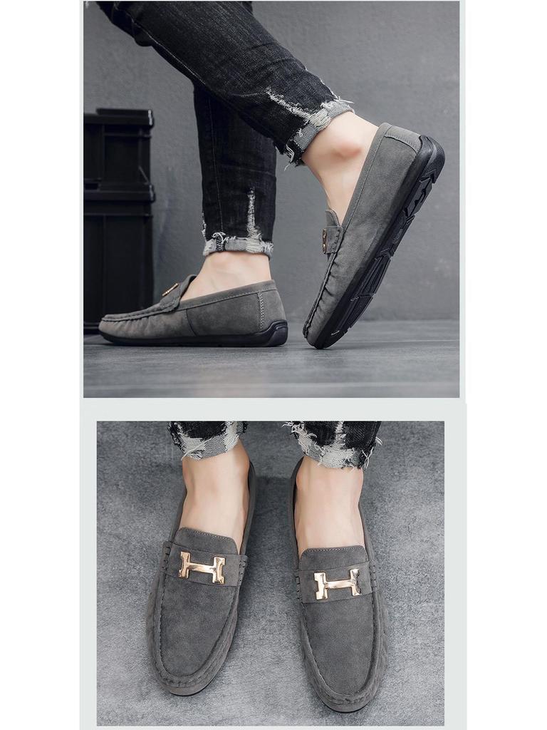 Men's Korean-Style Breathable Slip-On Casual Shoes