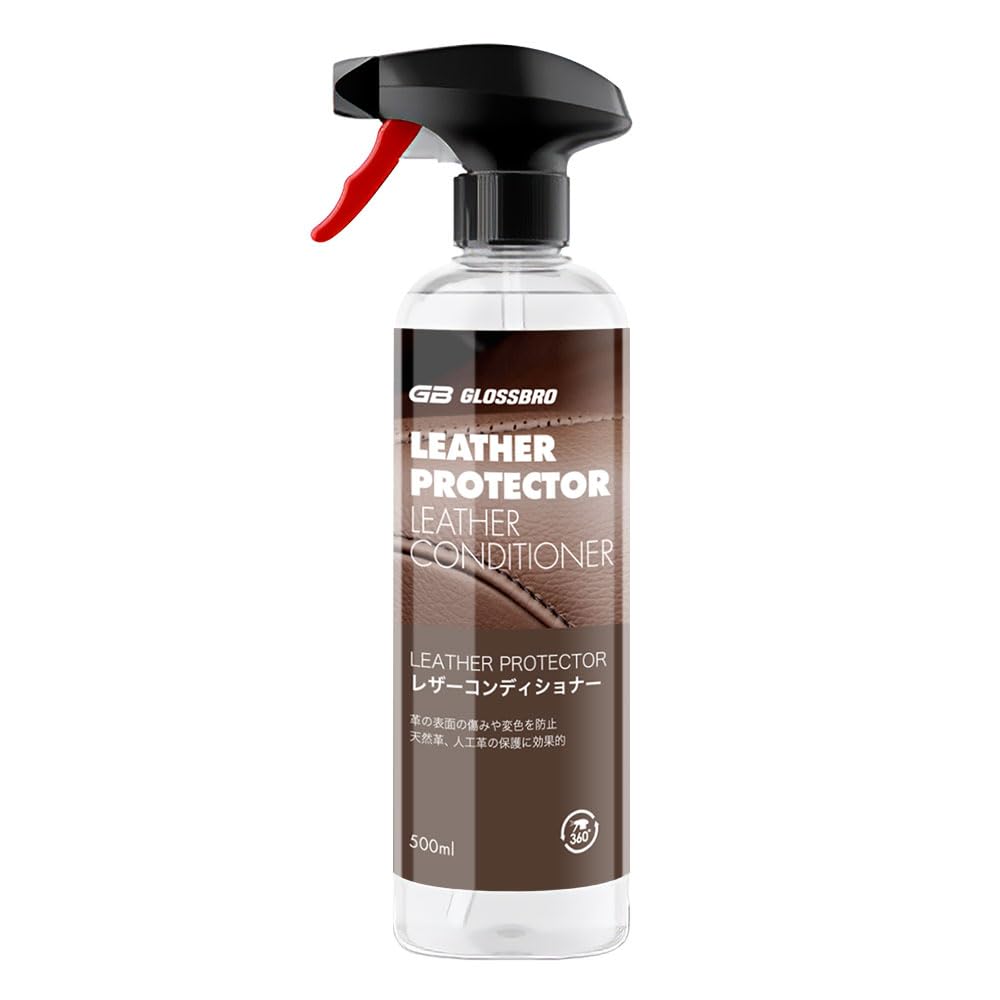 GLOSSBRO Leather For those who want to restore and maintain the original texture of Restores the condition of leather and Easy application for easy