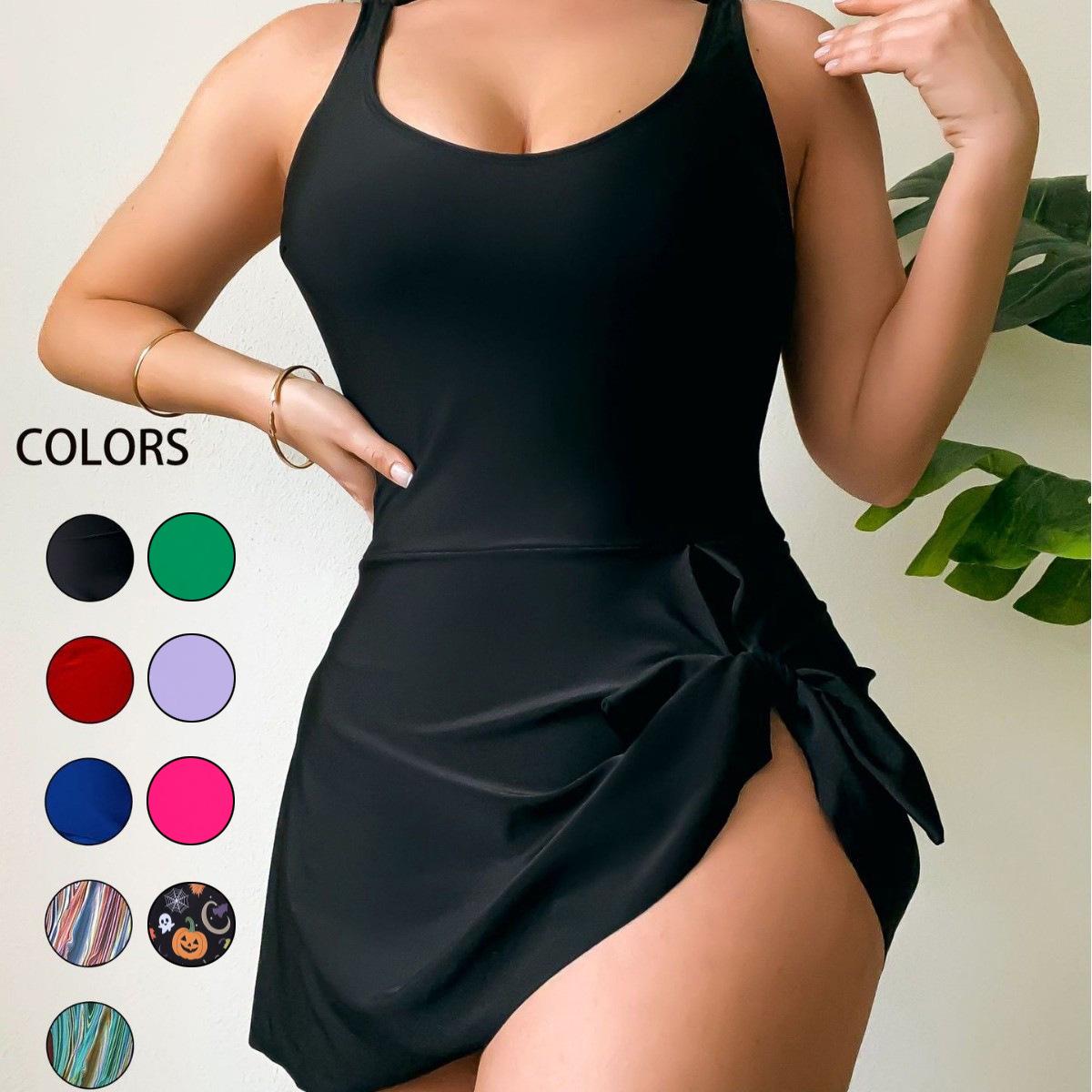 

Shencai Vest-Style One-Piece Swimsuit Model 2556 Large