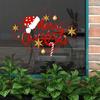 Merry Christmas Pattern Window Sticker Room Decoration Windows Self-adhesive Decals  New Year