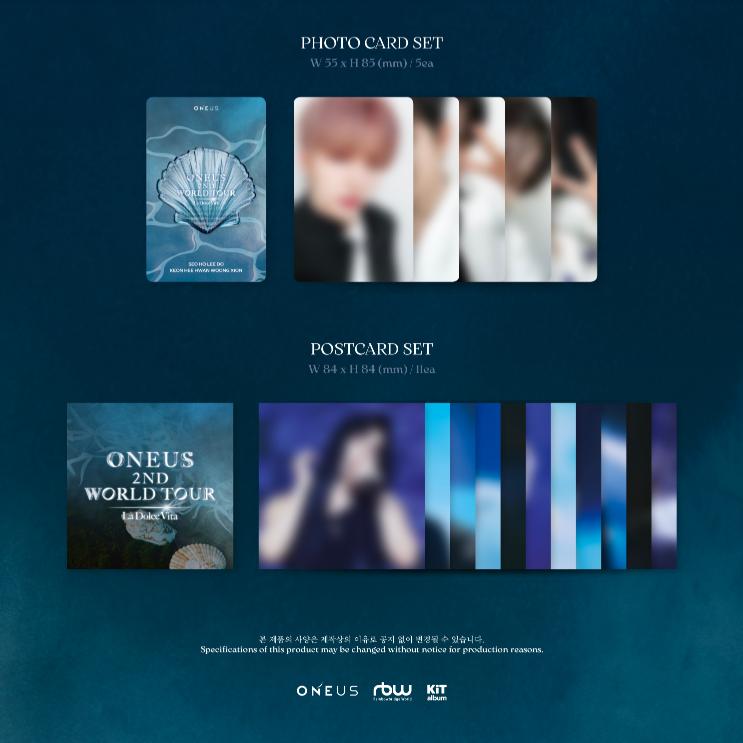 Pre-order ONEUS 2nd World Tour La Dolce Vita Concert KiT & bizent POB