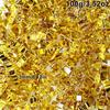 100g / 3.52oz Gold Crinkle Cut Paper Shred Filler, Metallic Iridescent Gift Boxes Filler, Gift Wrapping Gift Filler