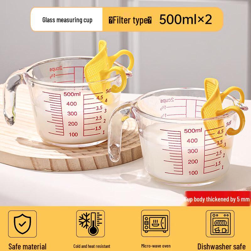 ZISIZ Glass Measuring Cup