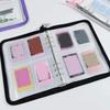 A5 6 Ring Binder Notebook with Zipper Pockets Photocard Holder Binder Sleeves Book Polaroid Small Card Photo Album