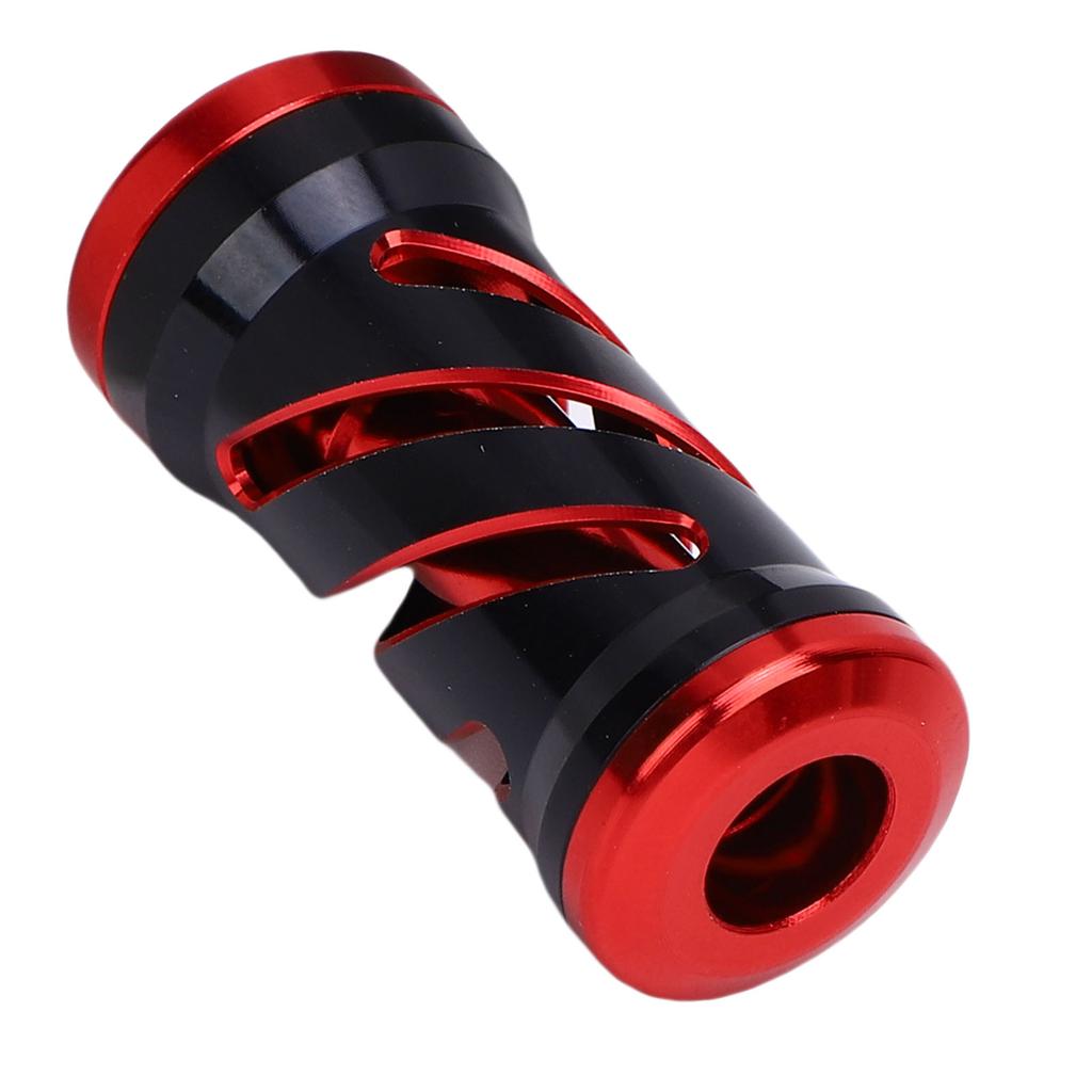 Knob Replacement for S Fishing Reel Lightweight Anti Slip Alloy Fishing Reel Handle Knob with Fittings Black Red