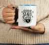 Inkdotpot Goodday Start With Coffee 11 Oz Ceramic Coffee Mugs Great For Co-worker Boss Gift For Coffee