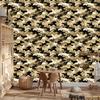 Military Camouflage Wallpaper Gold, Ochre and Beige for Living Room and Bedroom 50x1000