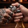Skull and Spine Shaped Bottle Opener Metal Vintage Style Creative Beer Opener Durable Solid Construction Unique Design