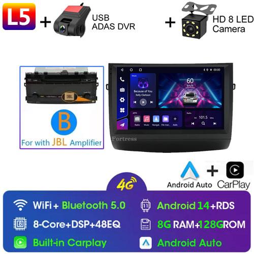 9''Android 14 Car Radio for Toyota Prius 20 2003-2009 GPS Head Unit Car Radio Multimedia Video Player Wifi 8+128G Carplay