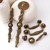 Drawer Cupboard Handles Zinc Alloy Antique Furniture Handles Wardrobe Cabinet Knobs Kitchen Accessories Home Cabinet Handles