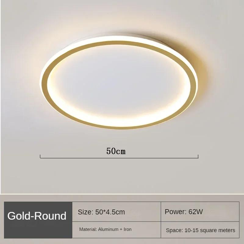 LED Ceiling Chandelier Nordic Simple Round Ceiling Lights Living Dining Room Bedroom Corridor Home Indoor Nordic Lamps Lighting