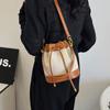 Popular Fashion Bucket Bag, New Niche Single Shoulder Slanted Bag, Women's Handbag, Versatile