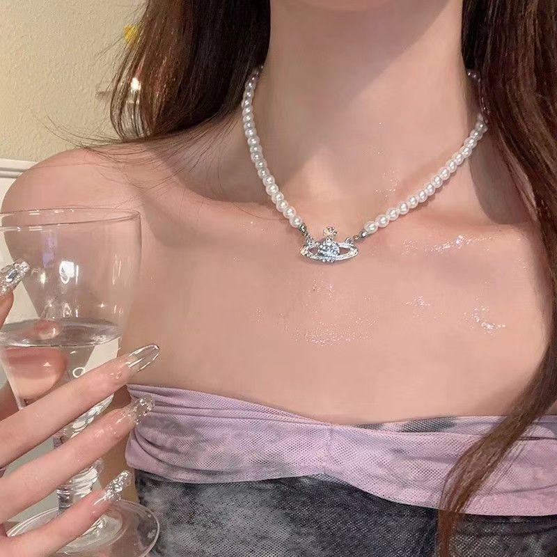 Spicy Girl Tassel Pearl Necklace: Elegant, Versatile Clavicle Jewelry for Women
