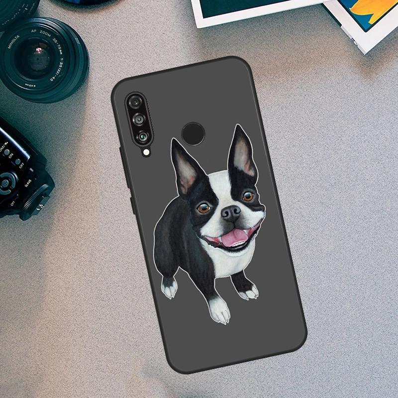 Boston Terrier Dog For Huawei Nova 5T 9 10 SE 3i 7i 8i 11i 12i Y60 Y61 Y70 Y72 Y73 Y90 Y91 P30 P40 Lite Case