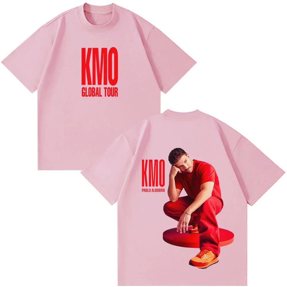 Singer Pablo Alborán Kmo Global Tour 2026 Print Tees Unisex Women Hiphop Tshirts Shortsleeved Loose Casual TShirts Streetwear