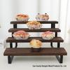 Four-Tier Iron and Wood Display Rack for Desserts and Aromatherapy Essentials