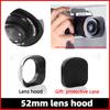 Metal Square Lens Hood for Fuji film XC 35mm F2&XF 23mm / 35mm F2 R WR Lens on XPro3 XT4 XT3 XT30 XT20