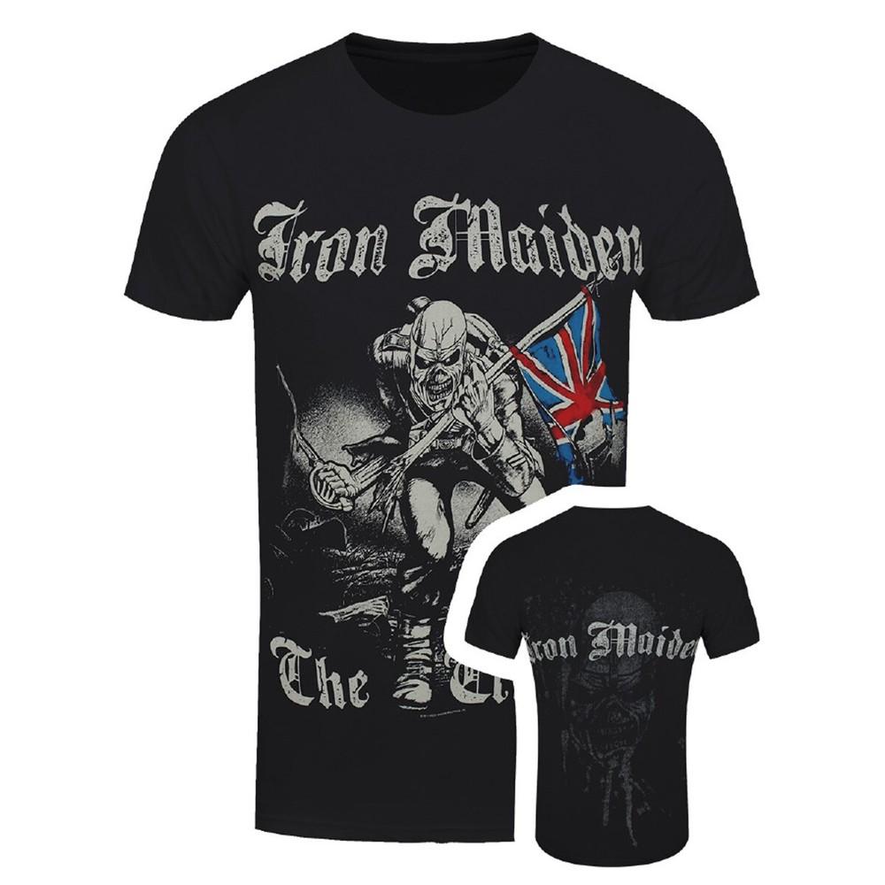 

Iron Maiden T-Shirt Sketched Trooper Rock Band New Black Official 2XL