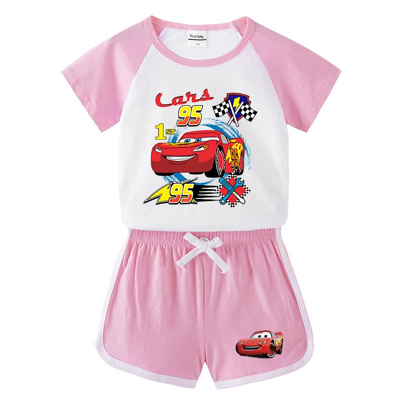 2025 Kids' Summer Outfit: Boys and Girls T-shirt & Shorts Set