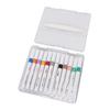 12 Colors Acrylic Paint Pen Set Direct Liquid Tip Markers for Art Writing Drawing Crafting Projects White Rod