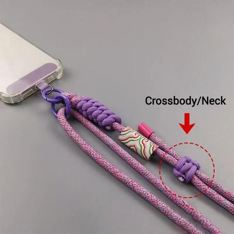 Nylon Adjustable Wrist Strap Crossbody Shoulder Lanyard Anti Lost Lanyards Keychain Chain Rope for IPhone Bracelet Strap