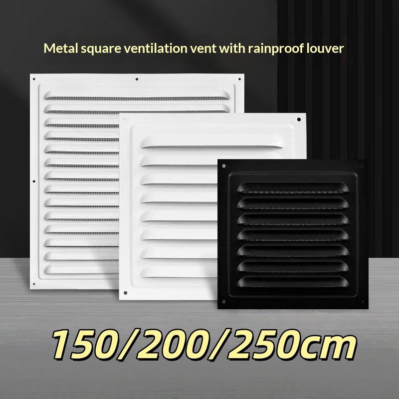 1/2 Stück 150/200/250 mm Metall-Lüftungsgitter Heizungs-Kühlungs-Lüftungsschlitzplatte Auslass-Lüftungsabdeckung