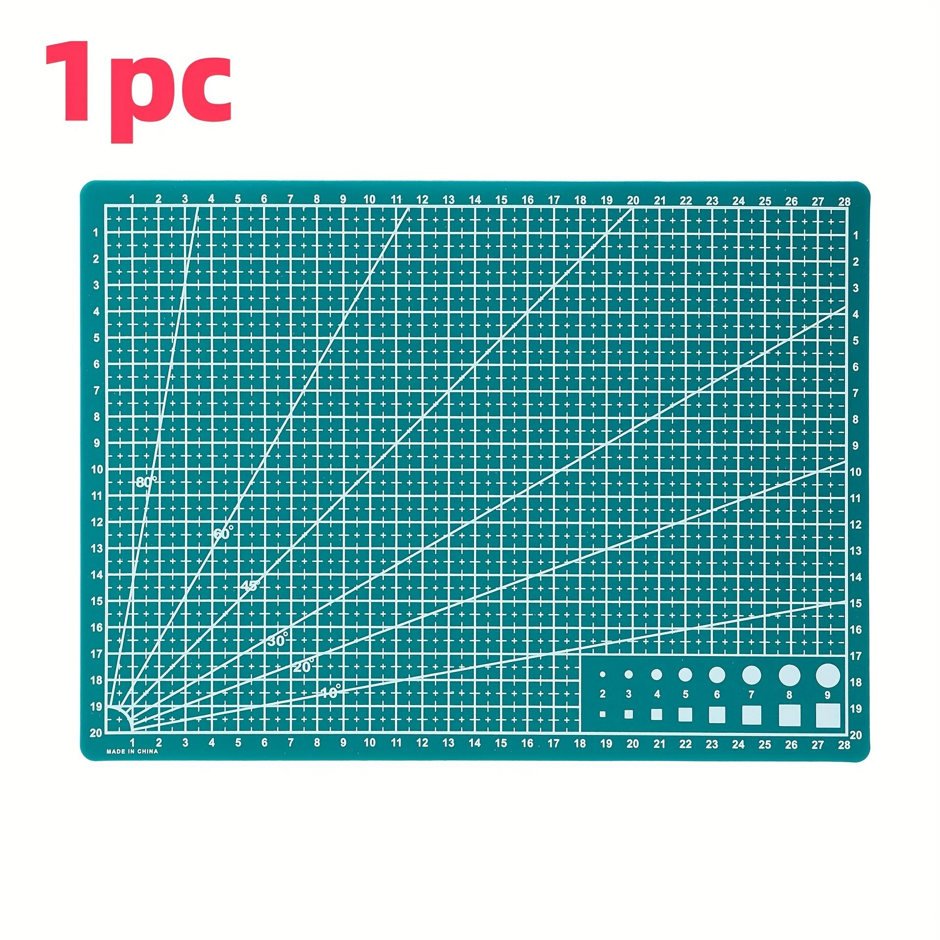 

1 шт. Прецизионный ротационный коврик для резки формата A3 для проектов из экзаменационной глины, шитья и рукоделия - Прочный ПП-материал с разметкой и вращающимся механизмом A3 зелёный