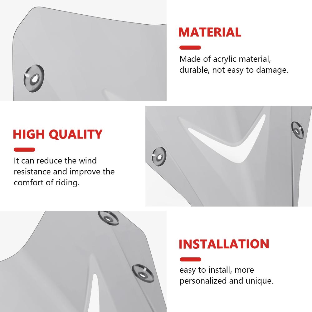 For CB1000 Hornet 2025 CB 1000 Hornet SP 2025 Motorcycle Front Windshield Windscreen Baffle Wind Deflectors Fairing Spoiler