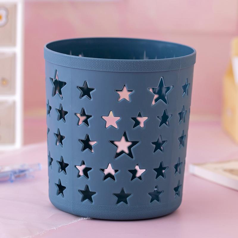 Creative Hollow Stars stojánek na tužku na tužku štětec Úložný kontejner Organizér na stůl Plastové psací potřeby Držák na tužky Kancelářské potřeby