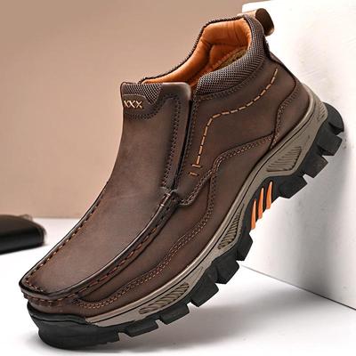 Herren High-Top Verschleißfeste Rutschfeste Urbane Outdoor Freizeitstiefel für Herbst/Winter