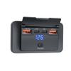 Car USB Charger Socket 12V 24V with Voltage Display QC3.0 PD Fast Charging Power Outlet
