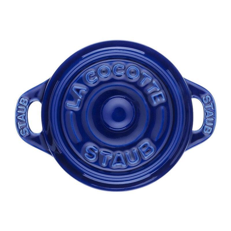 Staub Ceramic Mini Cocotte Round 10cm (Dark Blue)
