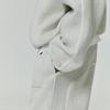 Fear of God Essentials Pantaloni della tuta morbidi in pile con piping Grigio Melange/Bianco Nuvola Uomo Pantaloni Grigio 130SP258062F
