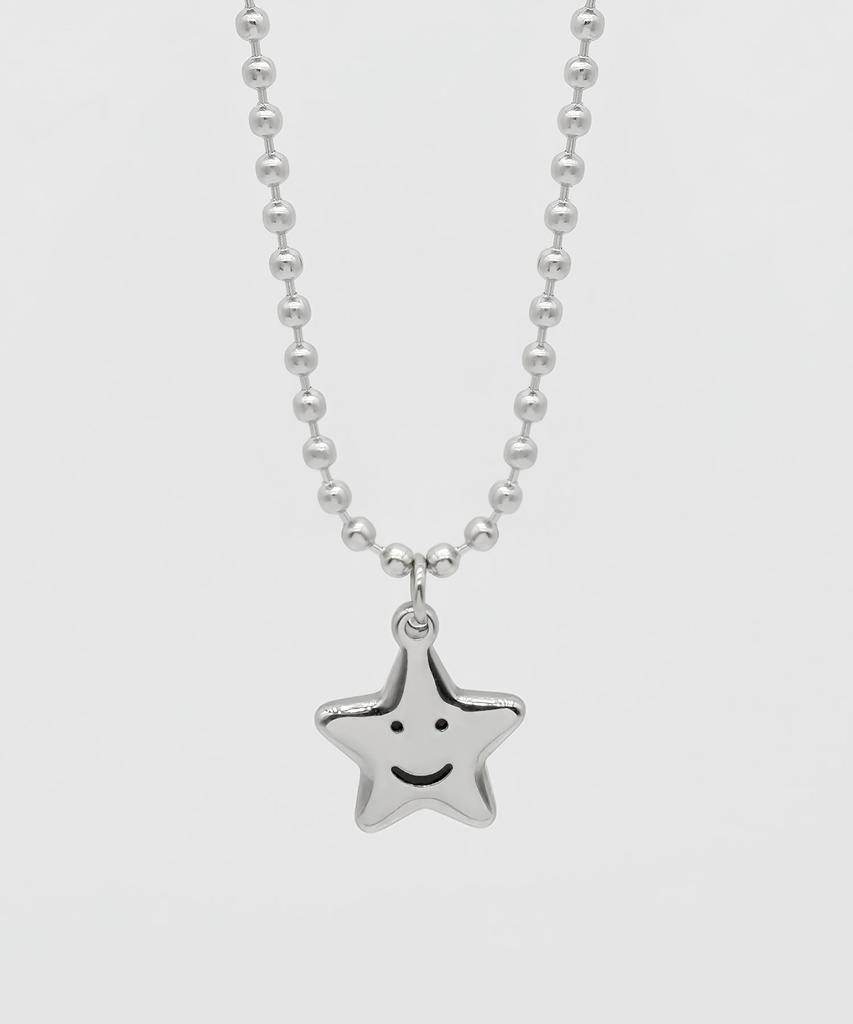 Iamj Smiley Star Necklace