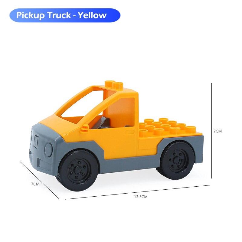Duplo Children's DIY large size building blocks accessories car bricks compatible with Dupols parts truck aircraft toys