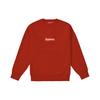 Supreme Felpa girocollo con logo Box FW18 Ruggine Classico girocollo Pullover BOGO Unisex Rosso SUP-FW18-1079
