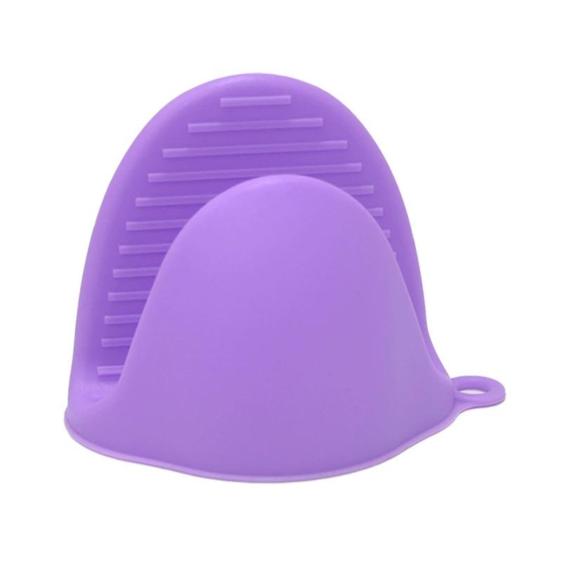 2ks Rukavice do trouby Silikonové rukavice odolné proti přiskřípnutí Proti opaření Protiskluzové rukavice Klipy Držák na hrnce Rukavice na vaření Pečicí rukavice