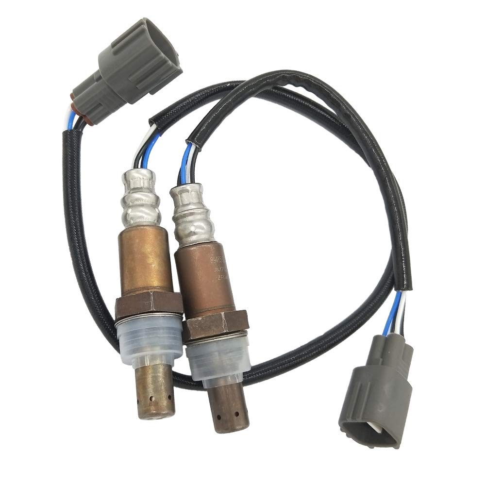 Amrxuts 2 Pcs O2 Sensor 2002-2008 Toyota Alphard ANH10 ANH15 2AZFE Rear Side Oxygen Sensor 89465-58010 89465-58020