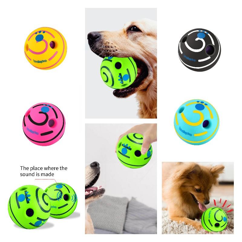 Sound Rolling Dog Giggle Ball Self High Molars Relieving Boredom Bite Resistant