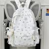 New Schoolbag, High-aesthetic Japanese Instagram-style Sweet Star Backpack, Junior High School Student Backpack for Women, Lightweight Commuter